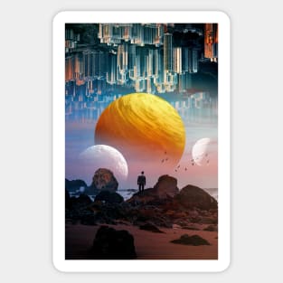 Four Planets Sticker